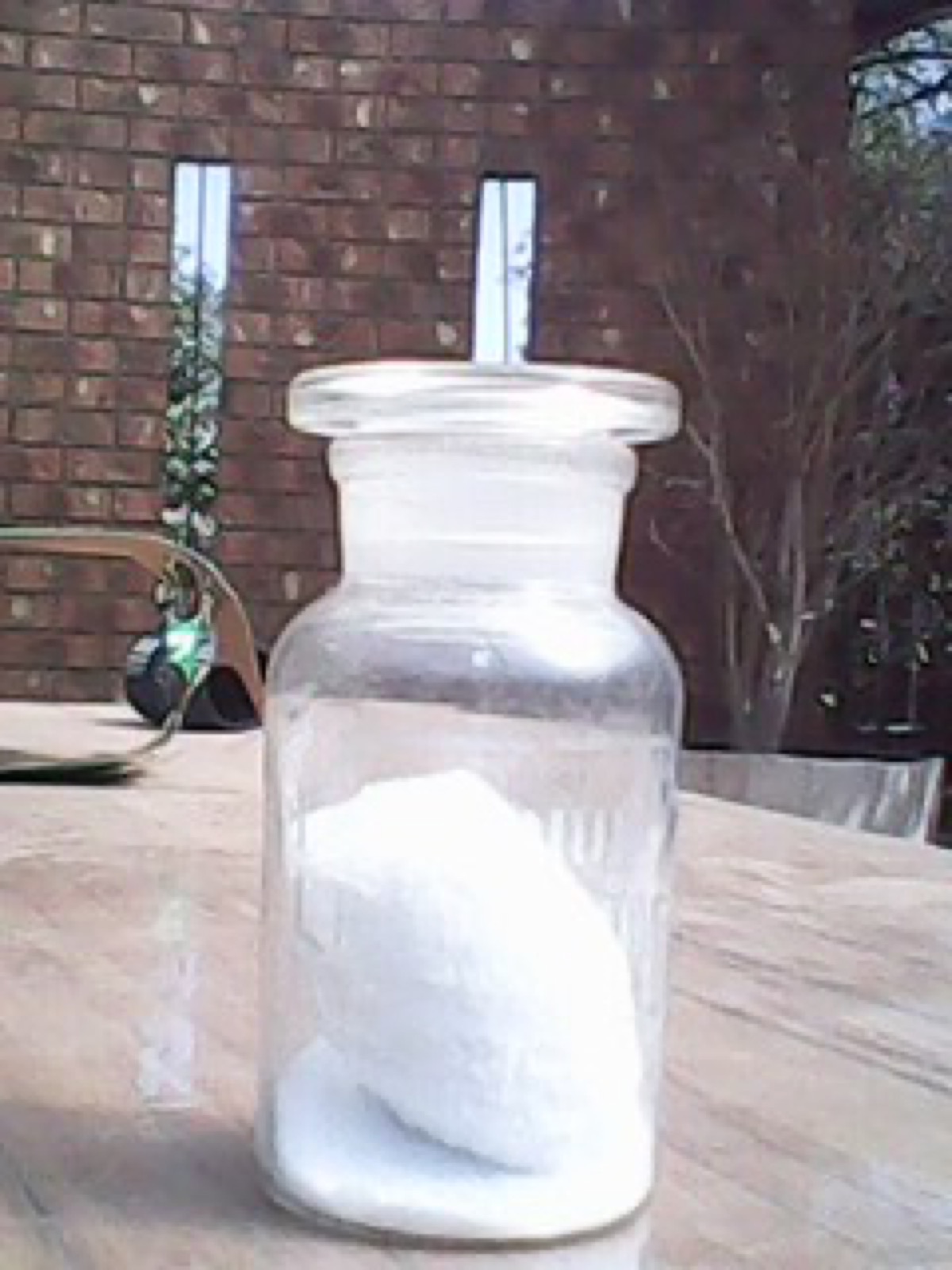 Caustic soda sample used for industrial chemical supply and sourcing